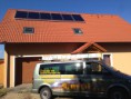 Solární ohřev TUV a přitápění - Husinec